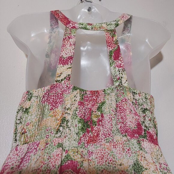 Angie Sundress Soft Slowy Floral Hi-Low Dress - Small W - Picture 4 of 7